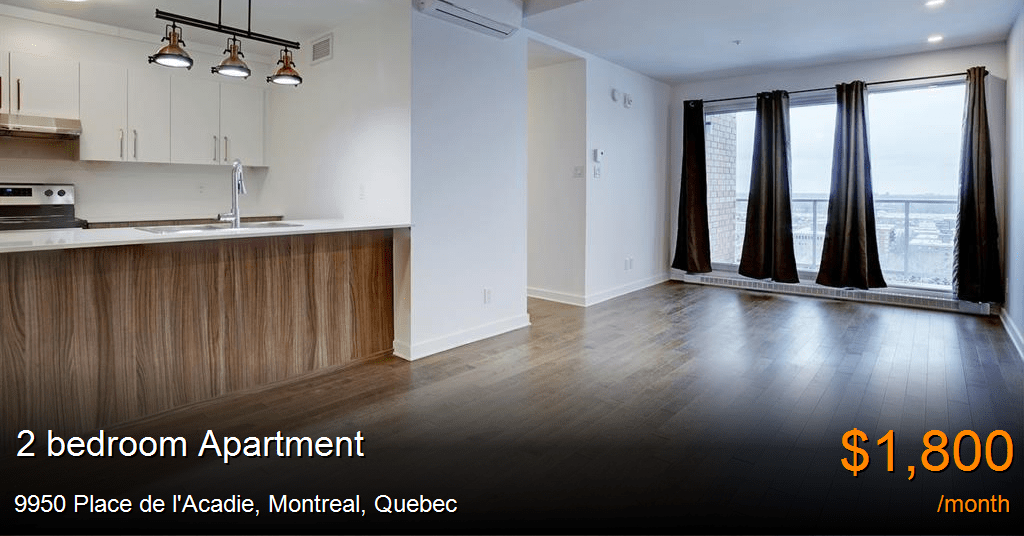 9950 Place de l'Acadie, Montreal Apartment for Rent