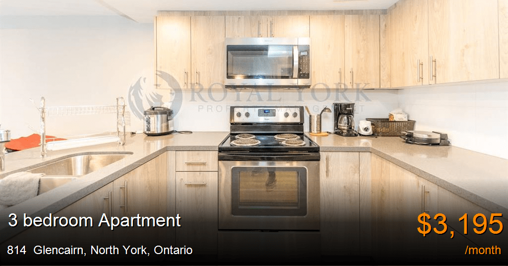 814 Glencairn, North York Apartment for Rent