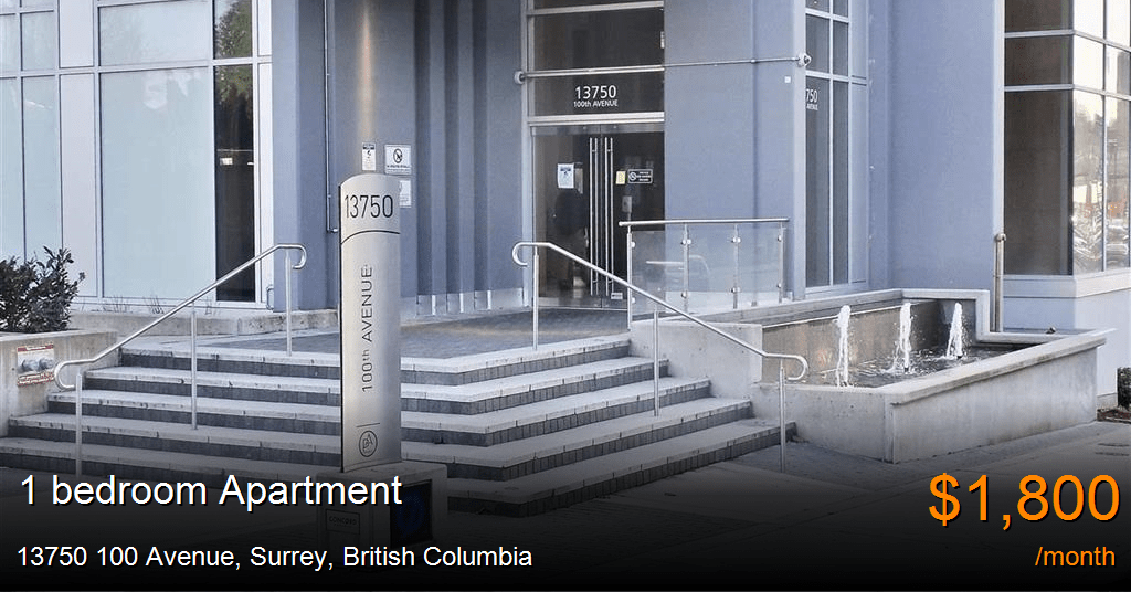 13750 100 avenue, surrey Apartment for Rent