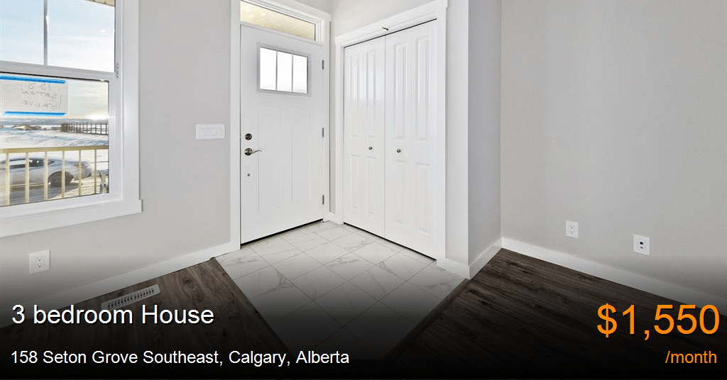 158 seton grove southeast, calgary House for Rent
