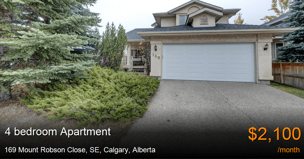 169 mount robson close, se, calgary Apartment for Rent