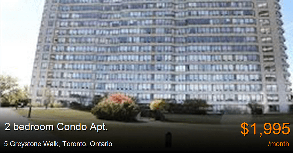 5 greystone walk, toronto Condo Apt. for Rent