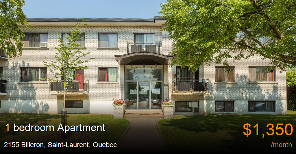 2155 billeron, saintlaurent Apartment for Rent