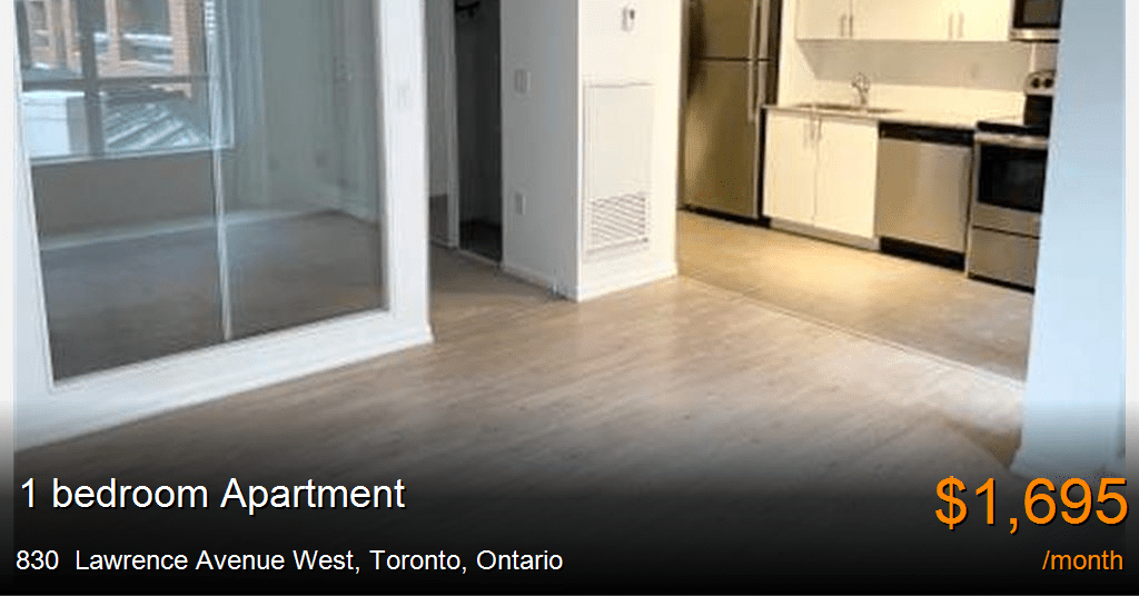 830 lawrence avenue west, toronto Apartment for Rent