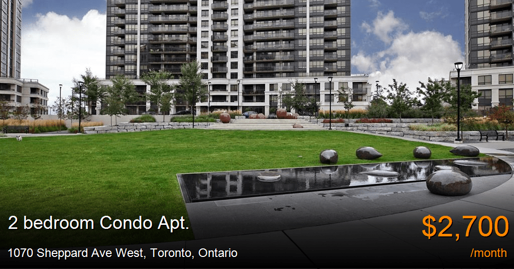 1070 sheppard ave west, toronto Condo Apt. for Rent