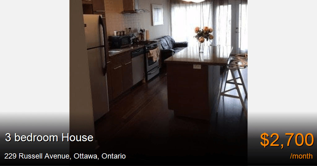 229 russell avenue, ottawa House for Rent