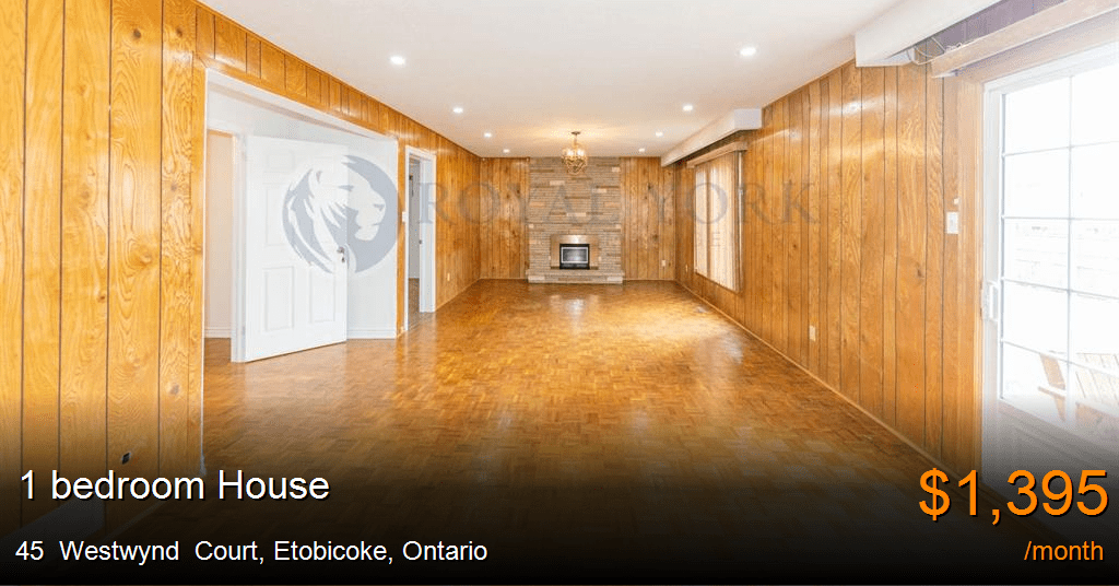 45 westwynd court, etobicoke House for Rent