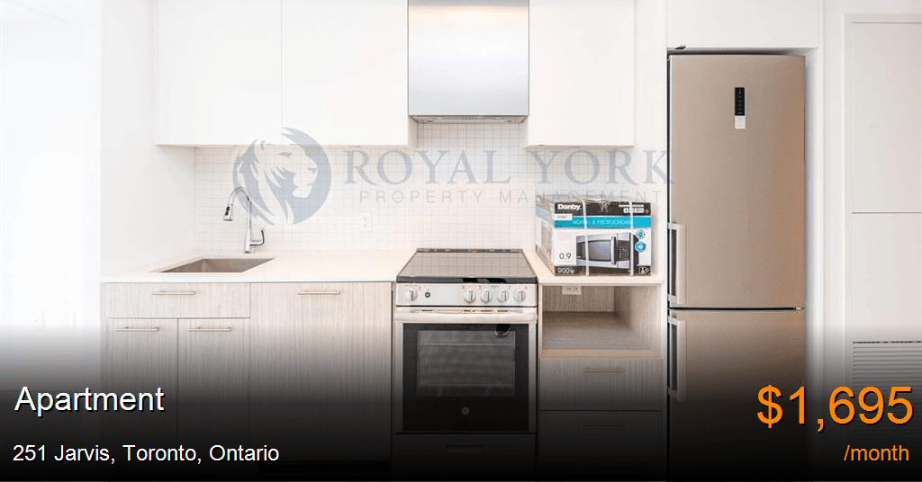 251 jarvis, toronto Apartment for Rent