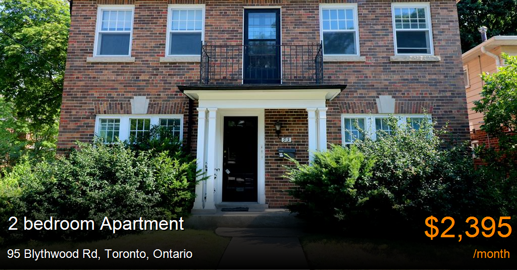 95 blythwood rd, toronto Apartment for Rent