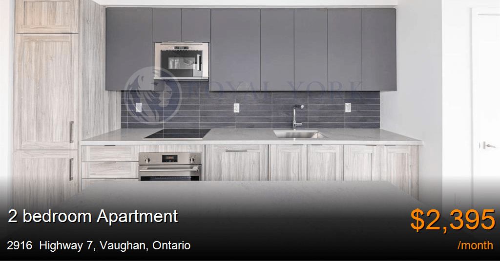 2916 highway 7, vaughan Apartment for Rent