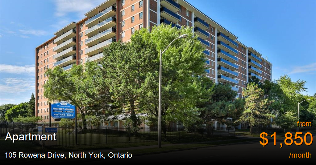 105 rowena drive, north york Apartment for Rent