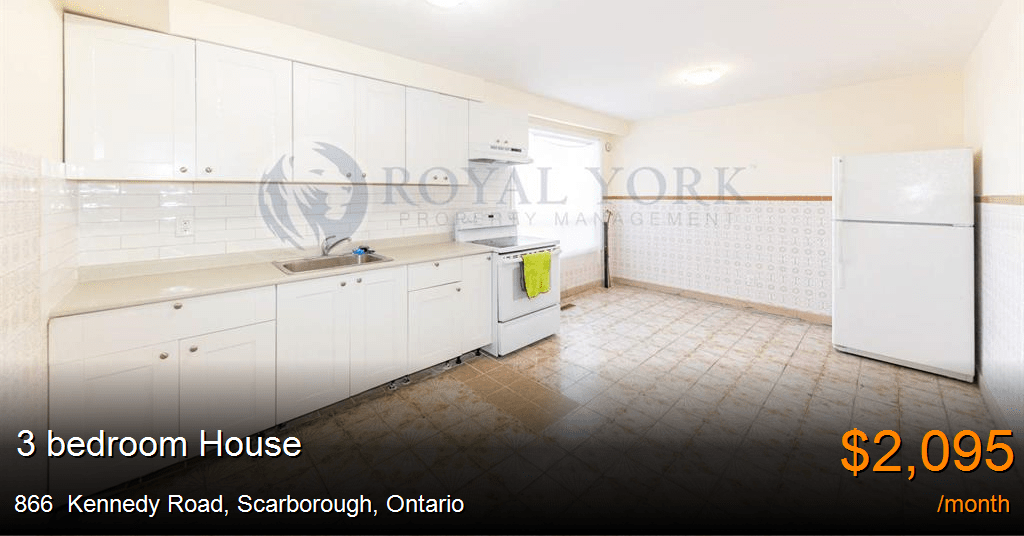 866 kennedy road, scarborough House for Rent