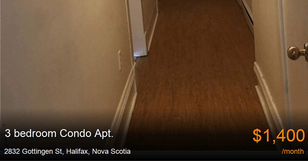 2832 gottingen st, halifax Condo Apt. for Rent