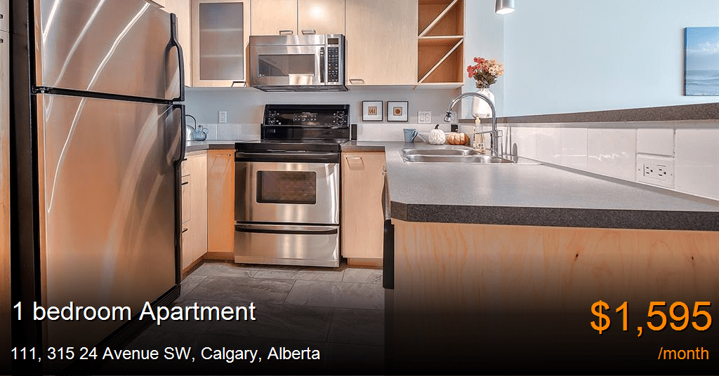 111, 315 24 avenue sw, calgary Apartment for Rent