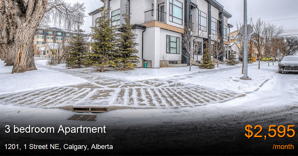 1201, 1 street ne, calgary Apartment for Rent