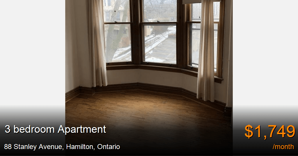 88 stanley avenue, hamilton Apartment for Rent