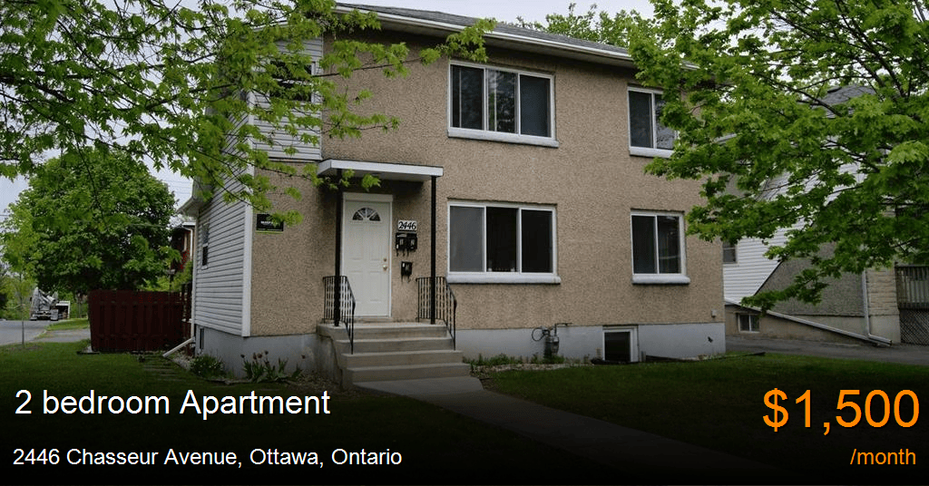2446 chasseur avenue, ottawa Apartment for Rent