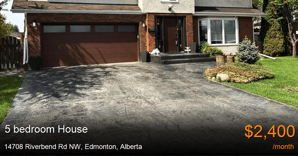 14708 riverbend rd nw, edmonton House for Rent