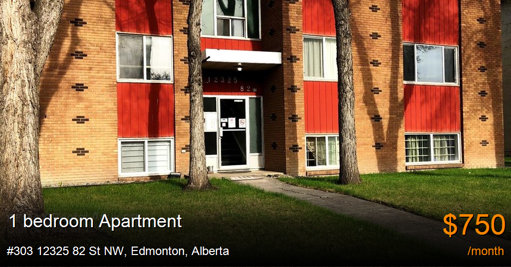 303 12325 82 st nw, edmonton Apartment for Rent