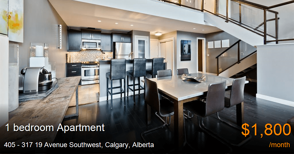 405 317 19 avenue southwest, calgary Apartment for Rent