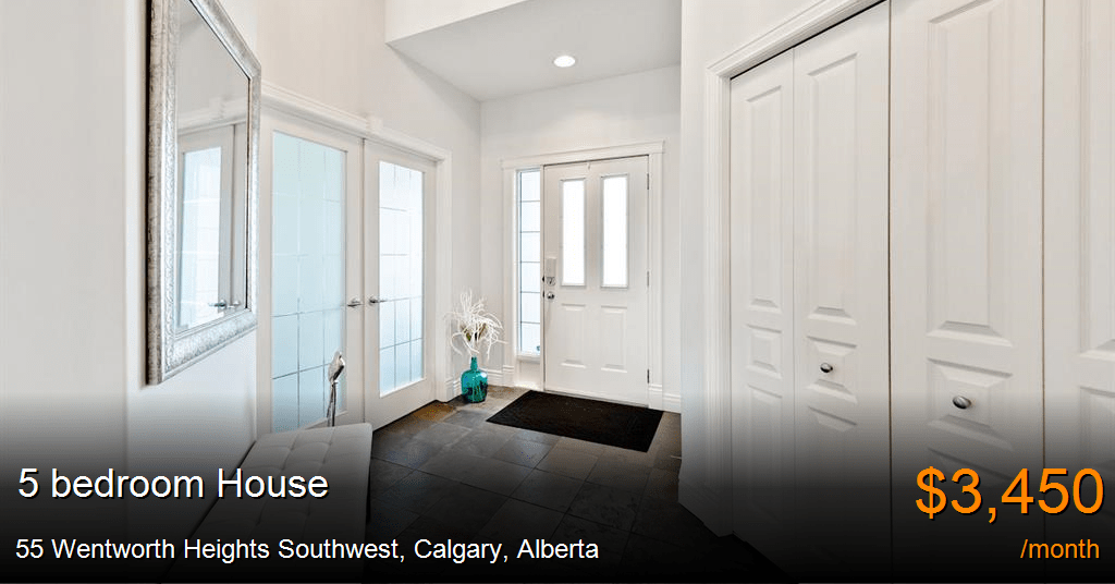 55 wentworth heights southwest, calgary House for Rent