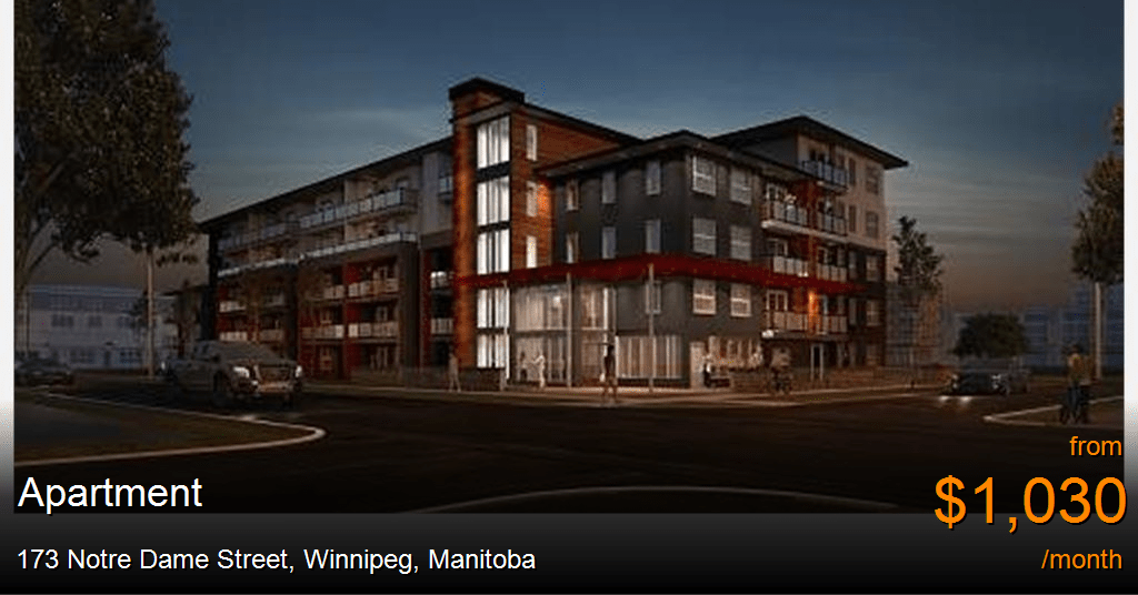 173 notre dame street, winnipeg Apartment for Rent