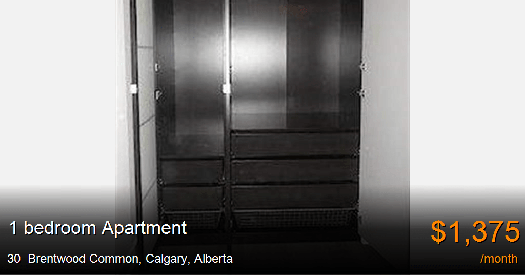 30 brentwood common, calgary Apartment for Rent