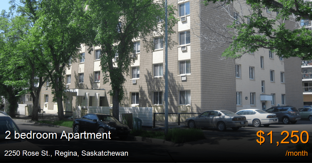 2250 rose st., regina Apartment for Rent
