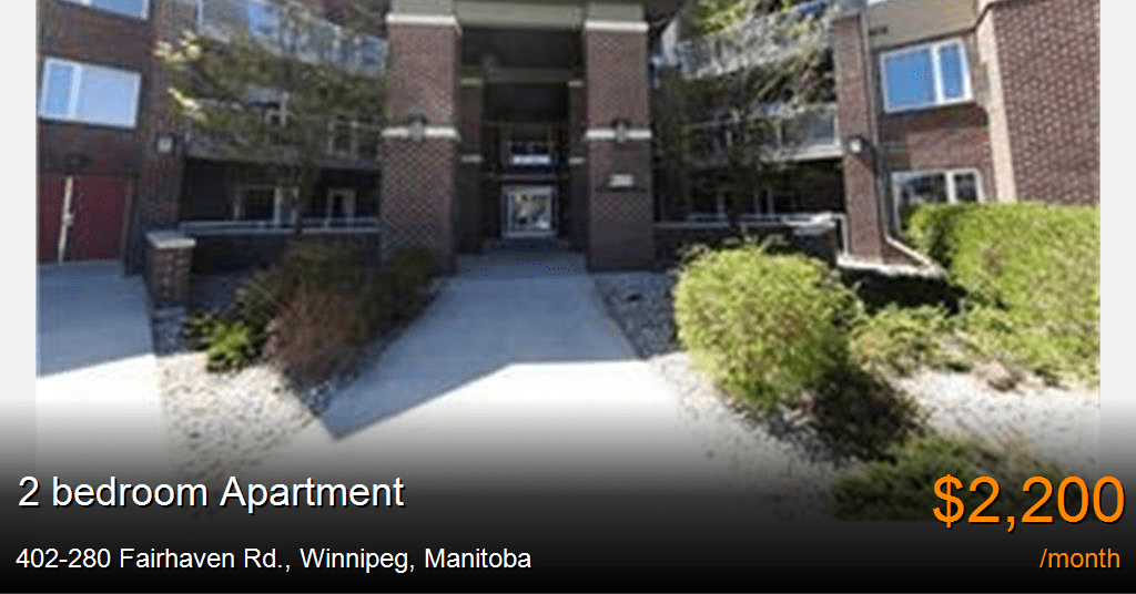 402280 fairhaven rd., winnipeg Apartment for Rent
