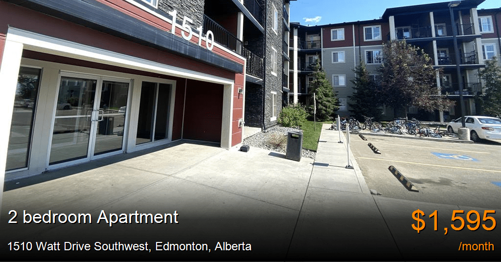 1510 watt drive southwest, edmonton Apartment for Rent
