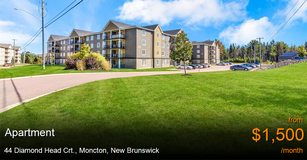 44 diamond head crt., moncton Apartment for Rent