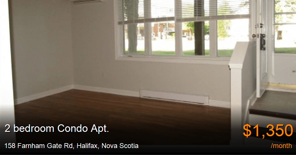 158 farnham gate rd, halifax Condo Apt. for Rent