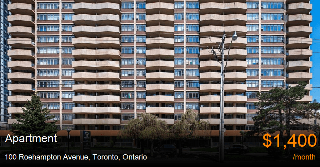 100 roehampton avenue, toronto Apartment for Rent