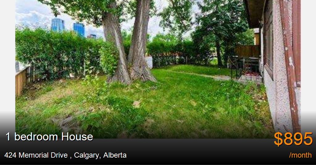 424 memorial drive, calgary House for Rent