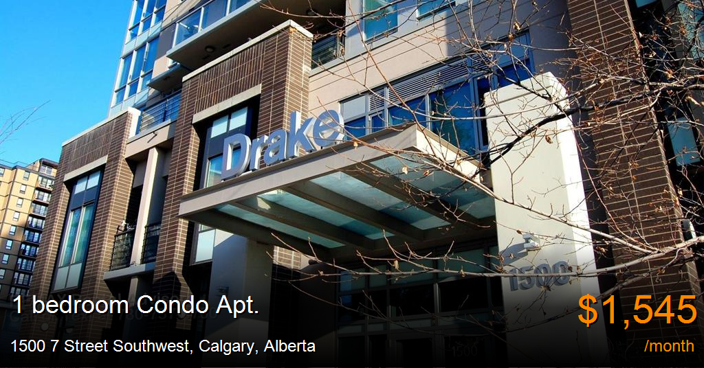 1500 7 street southwest, calgary Apartment for Rent
