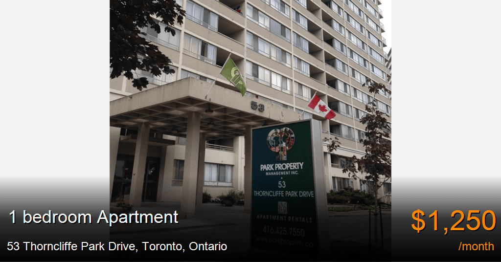 53 thorncliffe park drive, toronto Apartment for Rent