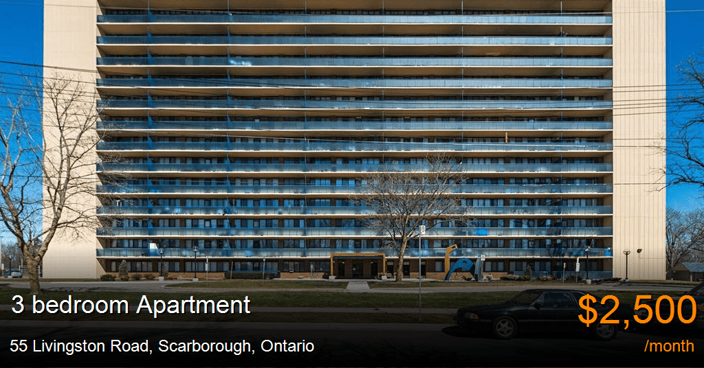 55 livingston road, scarborough Apartment for Rent