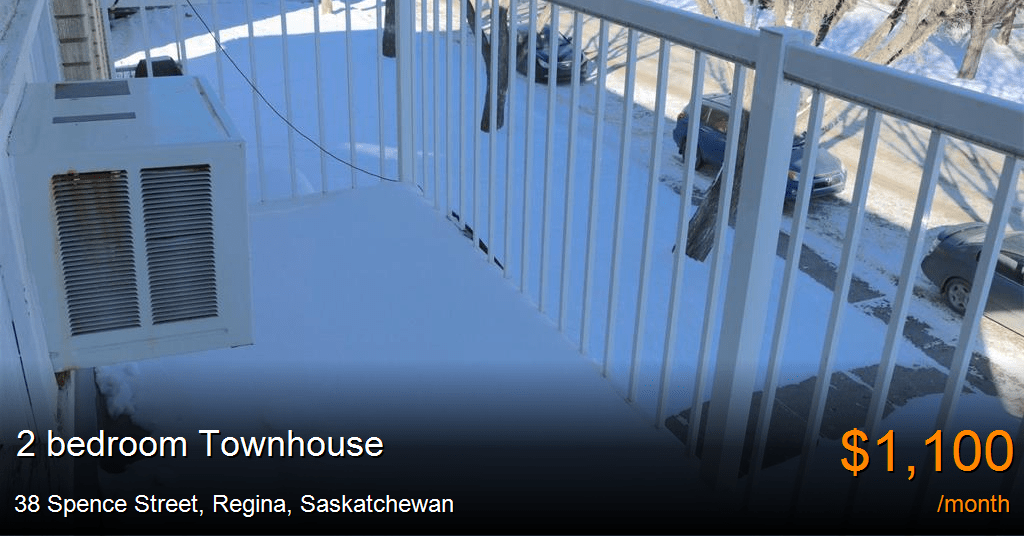 38 spence street, regina Townhouse for Rent