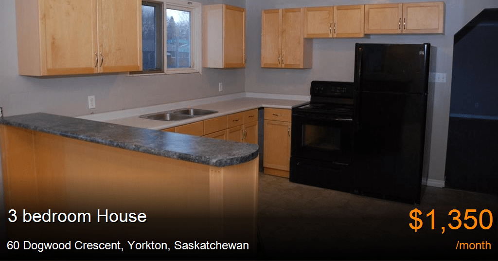 60 dogwood crescent, yorkton House for Rent