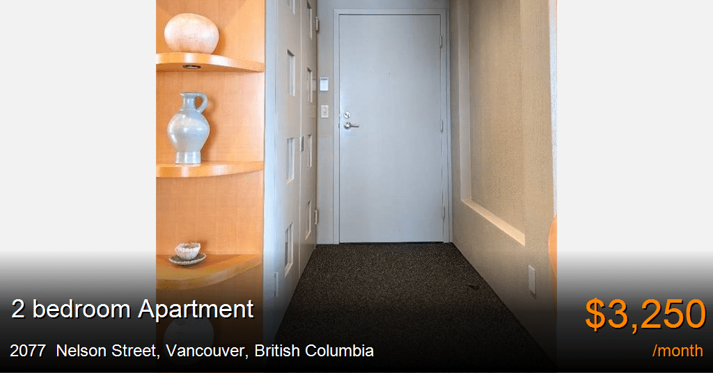 2077 nelson street, vancouver Apartment for Rent
