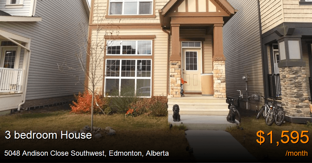 5048 andison close southwest, edmonton House for Rent