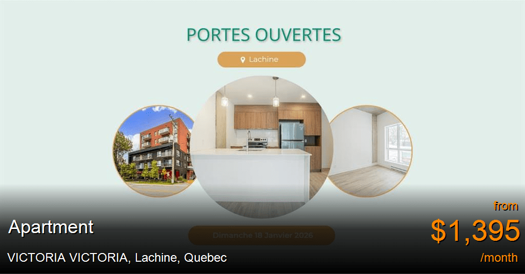 victoria victoria, lachine Apartment for Rent
