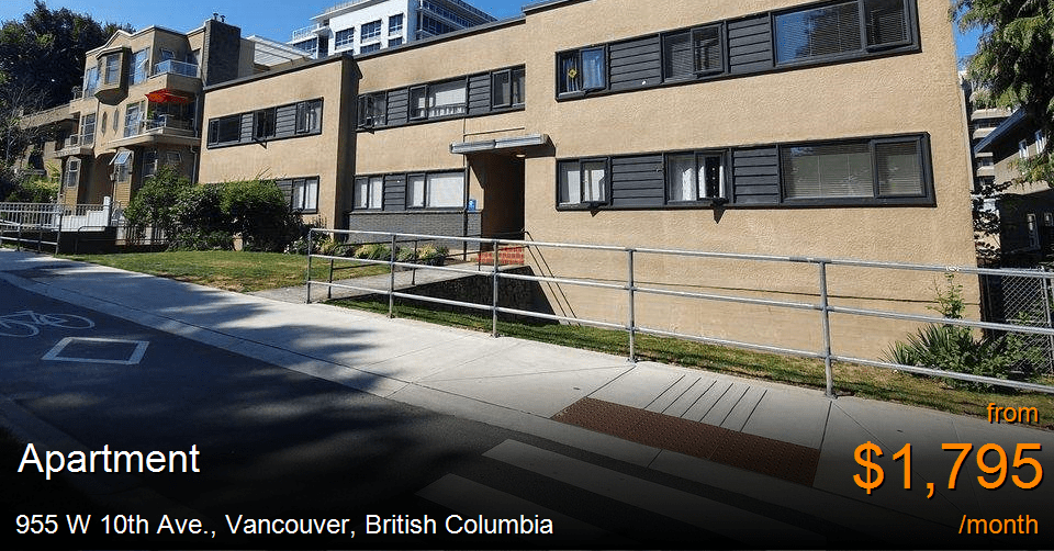 955 w 10th ave., vancouver Apartment for Rent