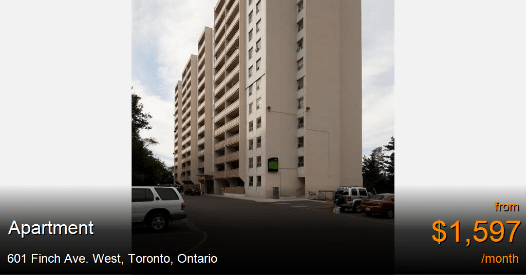 601 finch ave. west, toronto Apartment for Rent