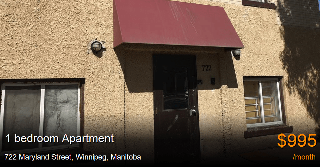 722 maryland street, winnipeg Apartment for Rent
