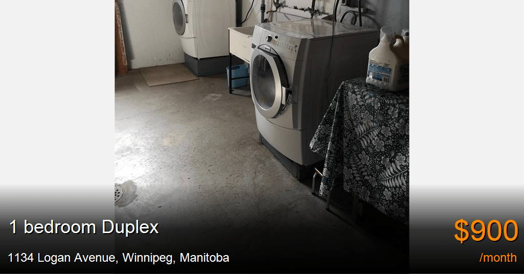 1134 logan avenue, winnipeg Duplex for Rent