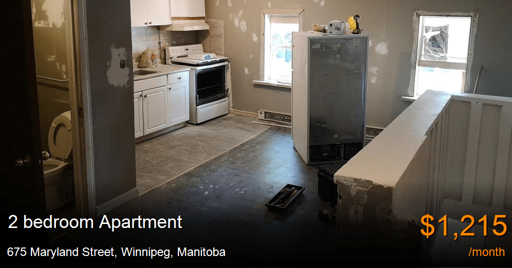 675 maryland street, winnipeg Apartment for Rent
