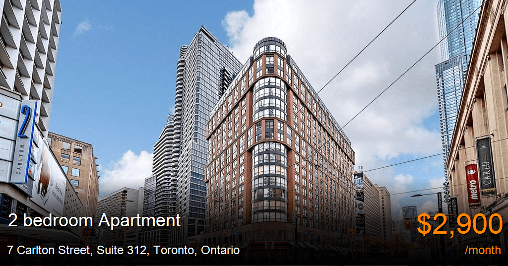 7 carlton street, suite 312, toronto Apartment for Rent