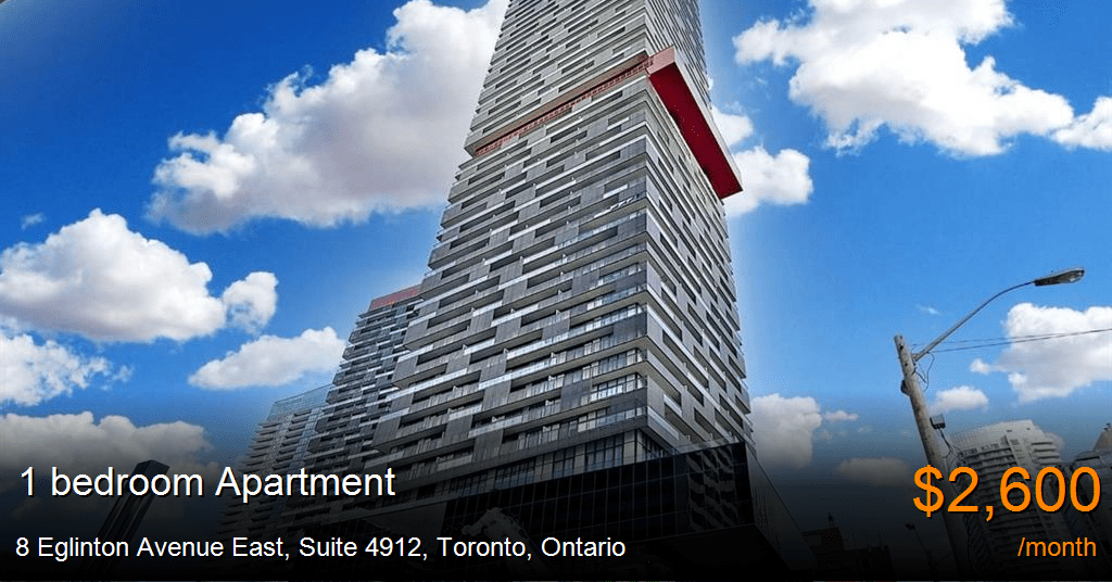 8 eglinton avenue east, suite 4912, toronto Apartment for Rent