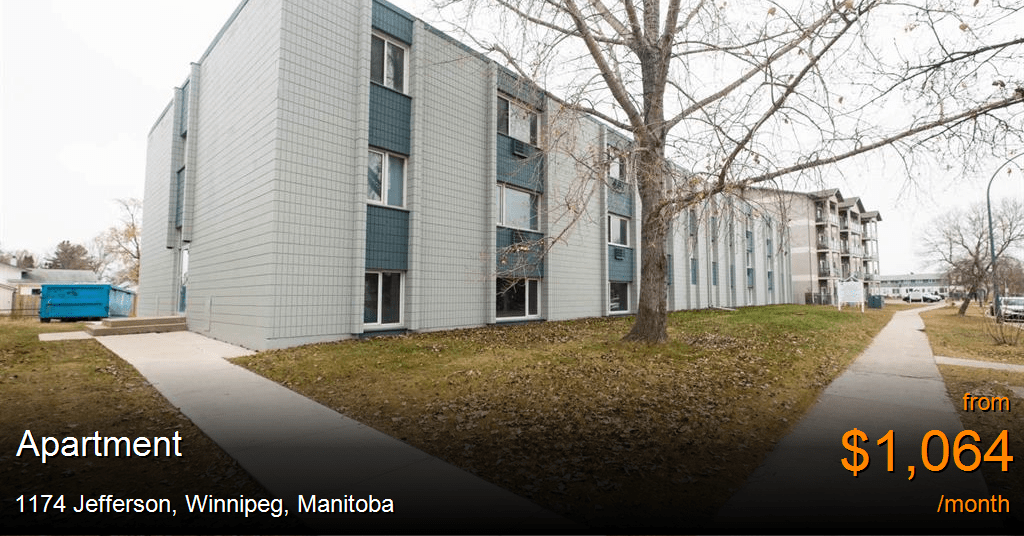 1174 jefferson, winnipeg Apartment for Rent